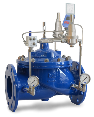 Photo of the pressure reducing valve with programmer XLC 410-ND