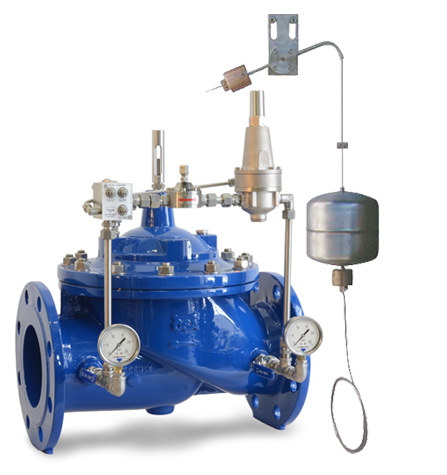 photo of the pressure relief/sustaining valve and level control XLC 424